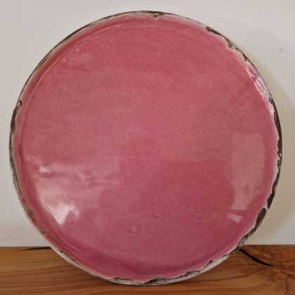 Assiette Rose Grand Format