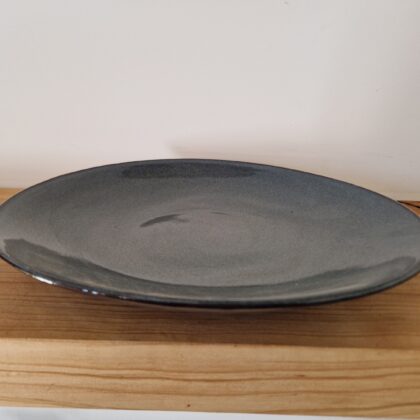 Plat bleu grand format